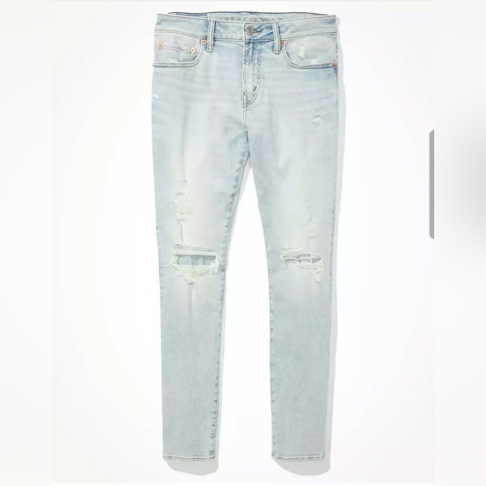 28x28 AE AirFlex 360 Ripped Skinny Jean